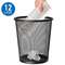 TRASH CAN  ART MOON 12L MESH BLACK