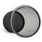 TRASH CAN  ART MOON 12L MESH BLACK