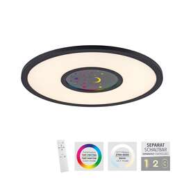 Light Fixture Astro 23W LED 1050lm RGB Black