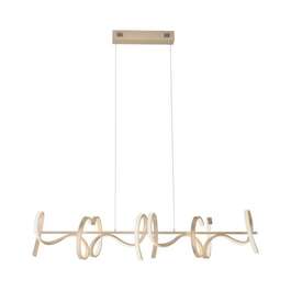 Light Fixture Curls 45W LED 3300lm 3000K Matte Brass
