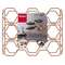 WINE RACK HEXAGON FOR 15 BOTTLES METAL/COPPER