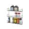 SPICE RACK 3 TIER METAL/SILVER SPICE RACK 3 TIER METAL/SILVER