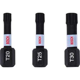 OTSIK BOSCH TORX 20/25/30X25MM LÖÖGIKINDEL 3TK