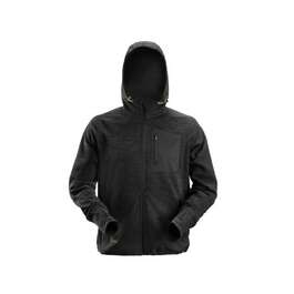 FLEECE SWEATSHIRT SNICKERS FLEXIWORK KAPUUTSIGA BLACK M