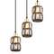VALGUSTI GLOBO 15761-5B 5x40W E14 MUST/KULD