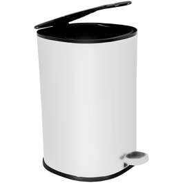 TRASH CAN  DUSCHY FLÖRTIS 988-10 VALGE 5L
