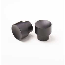 KARDINAPUU 25MM OTSIK SLIK MUST/MATT 2TK