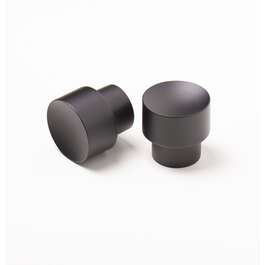 KARDINAPUU 25MM OTSIK SLIK MUST/MATT 2TK