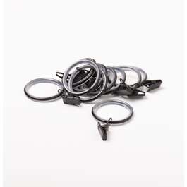 KARDINAPUU 25MM RÕNGAD MUST/MATT 10TK