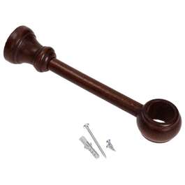 WOODEN CURTAIN POLES 28MM BRACKET NUT 18CM WOODEN CURTAIN POLES 28MM BRACKET NUT 18CM