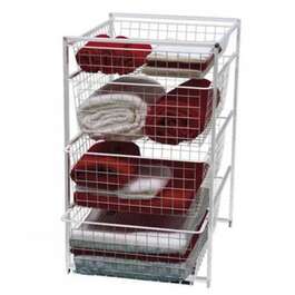 BASKET TOWER ELFA 550x535x740mm WHITE BASKET TOWER ELFA 550x535x740mm WHITE