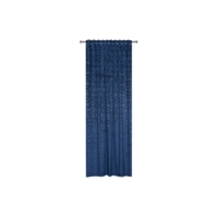 CURTAIN SANSO BLUE 140x260cm WITH TUNNEL