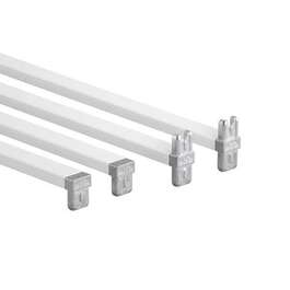 BASE BAR ELFA 550x20x44mm WHITE/ 4 pcs BASE BAR ELFA 550x20x44mm WHITE/ 4 pcs