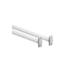 CROSS BAR ELFA 450x20x44mm WHITE/ 2 pcs