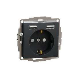 SOCKET  SEDNA DISAIN MAANDUSEGA+2xUSB ANTRATSIIT