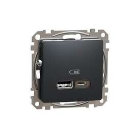 USB LAADIJA SEDNA DISAIN 2,4A A+C ANTRATS.