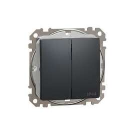 LIGHT SWITCH  SEDNA DISAIN 2-NE IP44 ANTRATSIIT