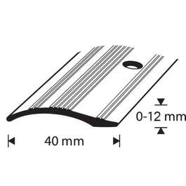 ÜLEMINEKULIIST C4-2M 40/0-12MM KROOM ANOD.DIONE