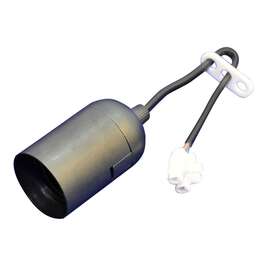 LAMP HOLDER  E27 RIPP.+KLEMM BLACK