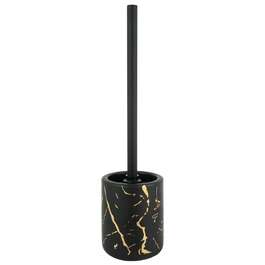 TOILET BRUSH+HOLDER BADE GOLD LINE BLACK/KULD TOILET BRUSH+HOLDER BADE GOLD LINE BLACK/KULD