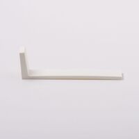 CURTAIN WALL MOUNT PLASTIC WHITE