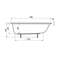 BATHTUB RAVAK CLASSIC II 160X70CM + ESIPANEEL BATHTUB RAVAK CLASSIC II 160X70CM + ESIPANEEL