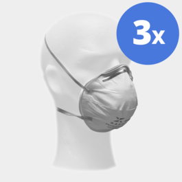 HENGITYSSUOJAIN PRO SAFETY FFP2 3TK/PAKK