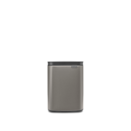 TRASH CAN  BRABANTIA BO 4L PLATINUM