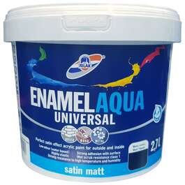 AKRYYLIMAALI  RILAK AQUA UNIVERSAL UNIVERSAALNE 2,7L MATTMUST