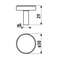 NAPPI GU18 Ø30MM KULTAINEN SATIINI NAPPI GU18 Ø30MM KULTAINEN SATIINI