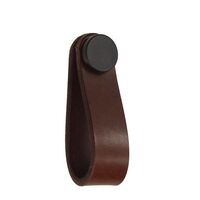 Furniture handle GL24 73MM LEATHER BROWN