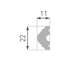 CEILING MOLDING 22X11X2000 HW-1 CEILING MOLDING 22X11X2000 HW-1