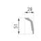 LAELIIST 25X51X2000 LUX E-32/ 2tk LAELIIST 25X51X2000 LUX E-32/ 2tk
