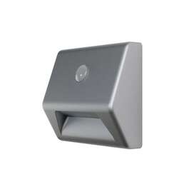 Outdoor Wall Light LEDVANCE LED Dusk Sensor + PIR IP54 Silver