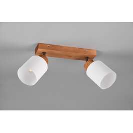 Light Fixture Assam 2x25W E14 Wood/White Light Fixture Assam 2x25W E14 Wood/White