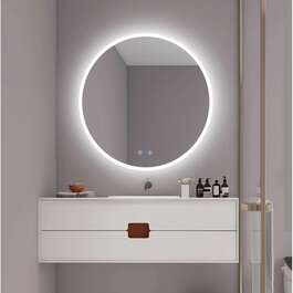 MIRROR NORMANDY 60CM ÜMMARGUNE LED VALGUSTIGA MIRROR NORMANDY 60CM ÜMMARGUNE LED VALGUSTIGA