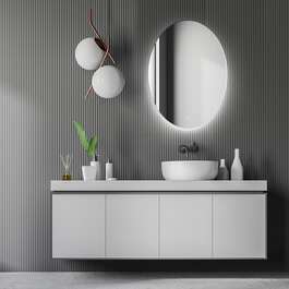MIRROR CALAIS 55X75CM LED VALGUSTIGA MIRROR CALAIS 55X75CM LED VALGUSTIGA