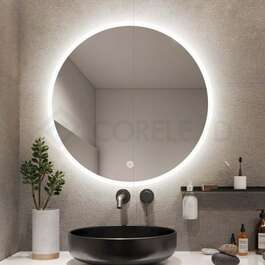 MIRROR MADRID 80CM ÜMMARGUNE LED VALGUSTIGA MIRROR MADRID 80CM ÜMMARGUNE LED VALGUSTIGA