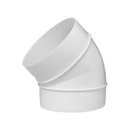 VENTILATSIOONI PLASTIST ÜMAR PÕLV Ø100MM 45° AL100-45