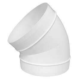 VENTILATSIOONI PLASTIST ÜMAR PÕLV Ø150MM 45° AL150-45