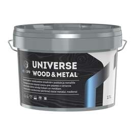 UNIVERSAALVÄRV ESKARO UNIVERSE WOOD&METAL MUST 2,7L