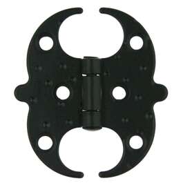 BUTT HINGE  AMIG 60x60x1,5mm BLACK/ 2TK