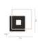 VALGUSTI DOMINO 27W LED 3100lm 3000K MUST VALGUSTI DOMINO 27W LED 3100lm 3000K MUST