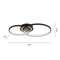 VALGUSTI ASMINA 23,5W LED 2600lm 3000K MUST
