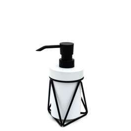 SOAP DISPENSER RIDDER MILA WHITE/BLACK