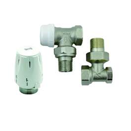 RADIAATORI TERMOSTAADI KOMPLEKT DN15 NURK GOSHE ART.84626