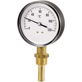 Термометр 63 мм 0–120 °C 1/2″ радиальный