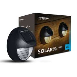 Ulkoseinävalaisin SOLAR MODEE LIGHTING LED WS101 IP44, 2 kpl