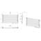 ELECTRIC TOWEL RAILER ASTOR 1000X540MM C8 VALGE ELECTRIC TOWEL RAILER ASTOR 1000X540MM C8 VALGE