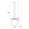 TOILET BRUSH AND PUCK HOLDER, CHROME TOILET BRUSH AND PUCK HOLDER, CHROME